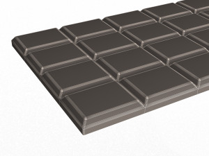 chocolate bar Modelo 3D