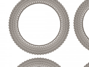 round mirror 03 3Dモデル