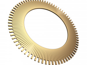 round mirror 04 3D Model