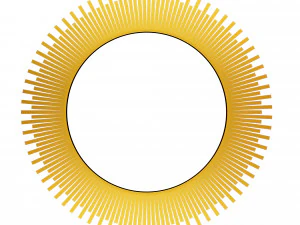 round mirror 04 3D Model