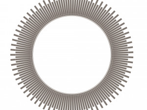 round mirror 04 Modelo 3D