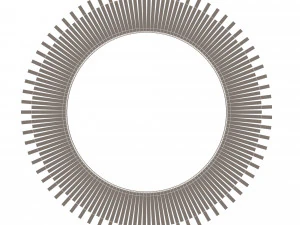 round mirror 04 3D Model