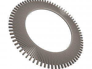 round mirror 04 Modelo 3D
