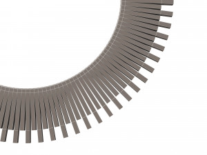 round mirror 04 Modelo 3D