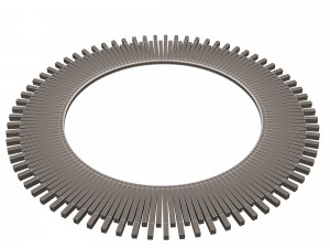 round mirror 04 Modelo 3D