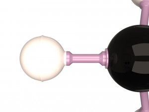 methane molecule 3D Model