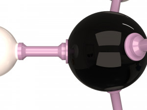 methane molecule 3D Model