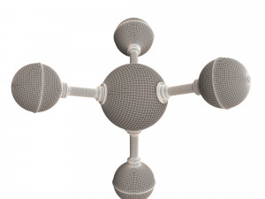 methane molecule 3D Model
