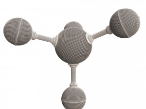 methane molecule 3D Model