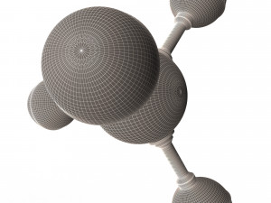 methane molecule 3D Model