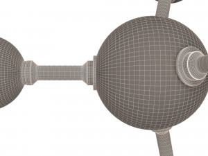 methane molecule 3D Model