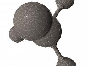 methane molecule 3D Model