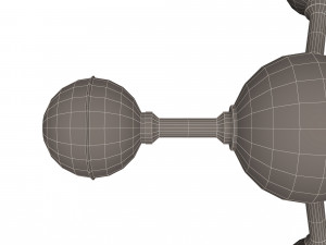 methane molecule 3D Model