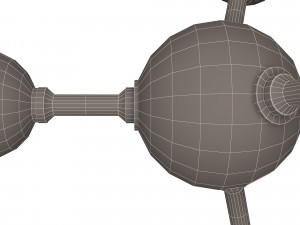 methane molecule 3D Model