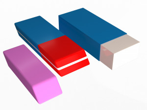 erasers 3D Model