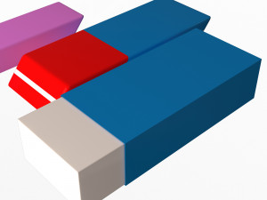 erasers 3D 모델