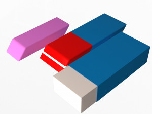 erasers 3D 모델