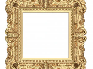 classic frame 02 3D Model