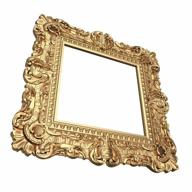 classic frame 02 3D Model .c4d .max .obj .3ds .fbx .stl .blend 