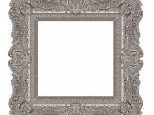classic frame 02 3Dモデル