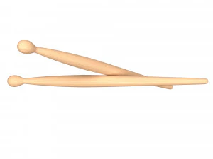 drum sticks 3D Model
