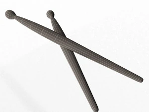 drum sticks 3D Model