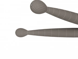 drum sticks 3D Model