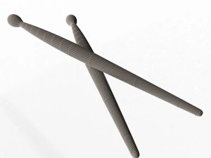 drum sticks 3D Model