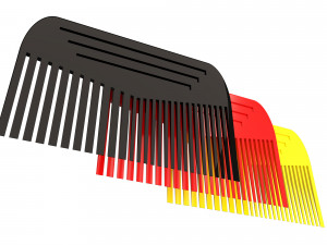 pocket comb 3Dモデル