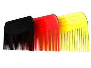 pocket comb 3Dモデル