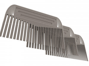 pocket comb 3Dモデル