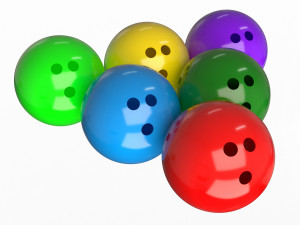 bowling ball set 3D मॉडल