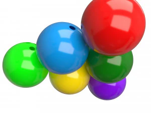 bowling ball set 3D Model