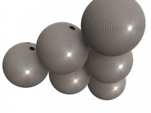 bowling ball set 3D Model