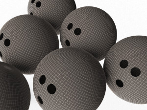 bowling ball set 3D Model