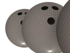 bowling ball set 3D Model