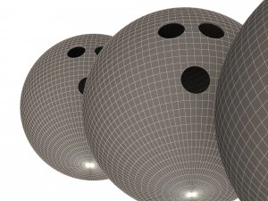 bowling ball set 3D Model