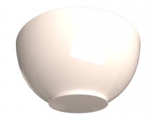green and white cereal bowl 3D 模型