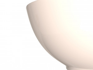 green and white cereal bowl 3D 模型