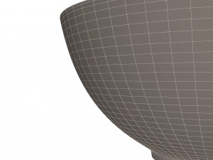 green and white cereal bowl 3D 模型