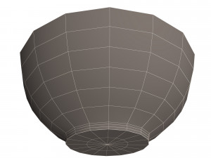 green and white cereal bowl 3D 模型