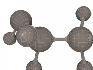 ethanol molecule 3D Model