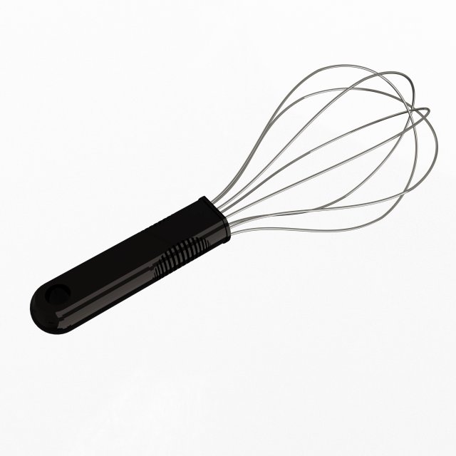 balloon whisk 3D Model .c4d .max .obj .3ds .fbx .stl .blend 