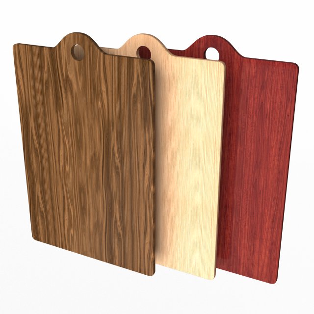 cutting board Model 3D .c4d .max .obj .3ds .fbx .stl .blend 