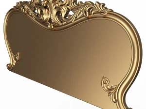 carved headboard 01 3D Model