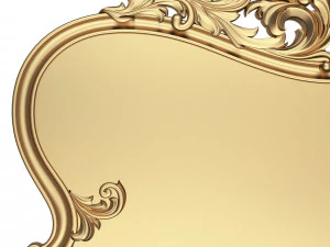 carved headboard 01 3D Model