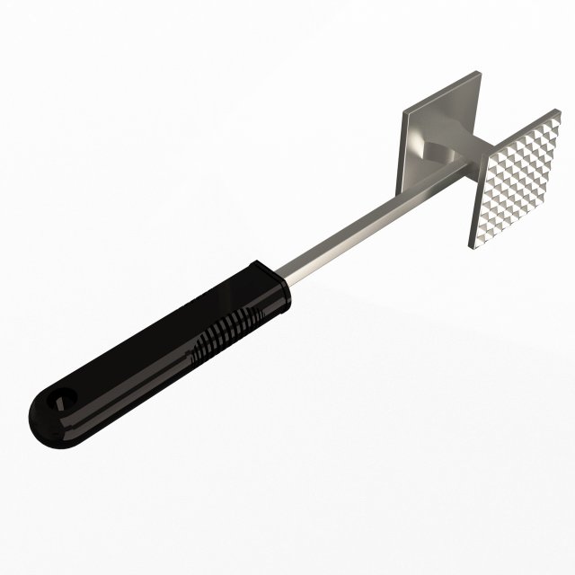 meat tenderizer 3D 모델 .c4d .max .obj .3ds .fbx .stl .blend 