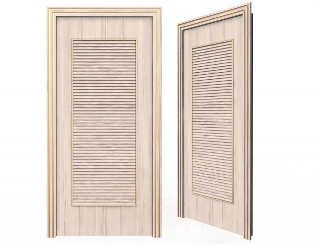 carved door blinds 04 3D 모델 .c4d .max .obj .3ds .fbx .stl .blend 
