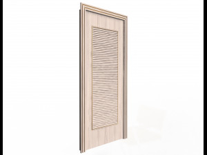 carved door blinds 04 3D 모델