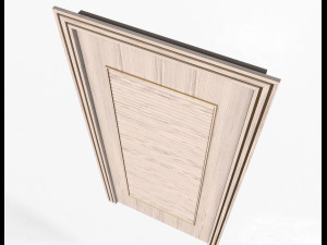 carved door blinds 04 3D 모델